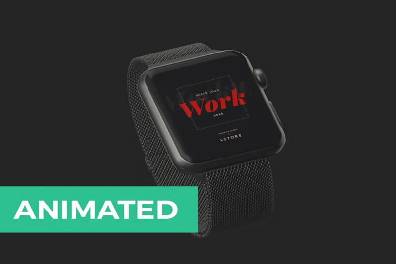 Animated Apple Watch Mockup