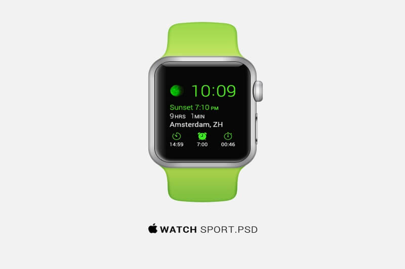 Apple Watch Sport Mockup