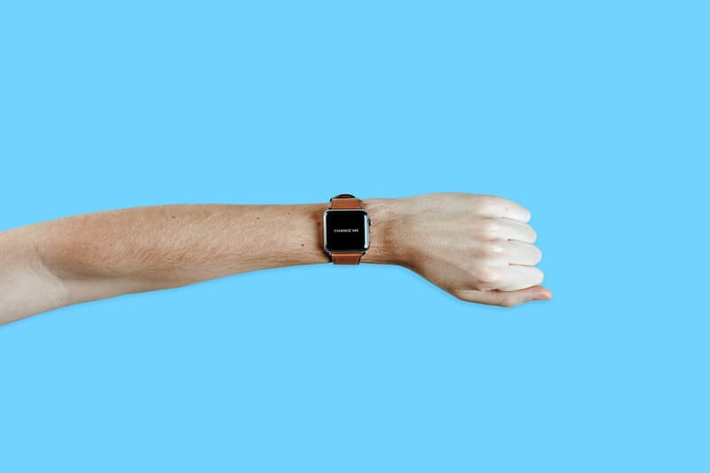 Apple Watch on male Arm Mockup
