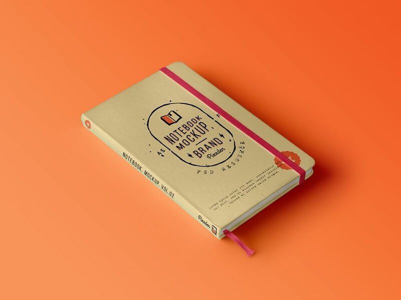 Classic Notebook Free Mockup