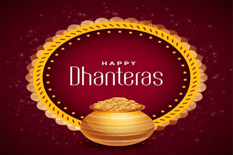 Happy Dhanteras Vector Graphics