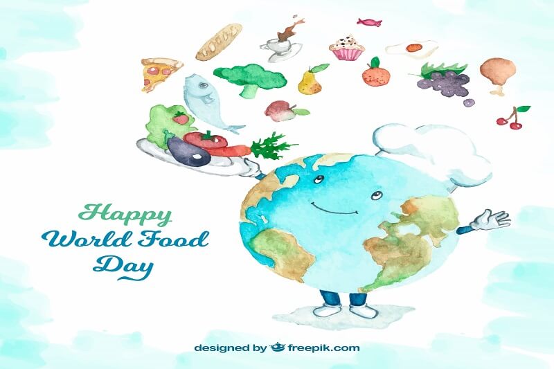 Earth as a cook on a world food day