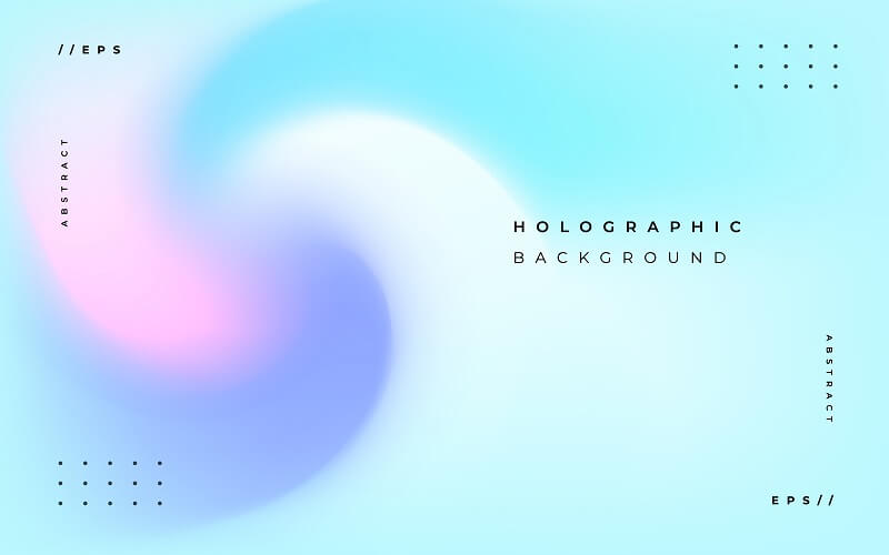Elegant holographic abstract background