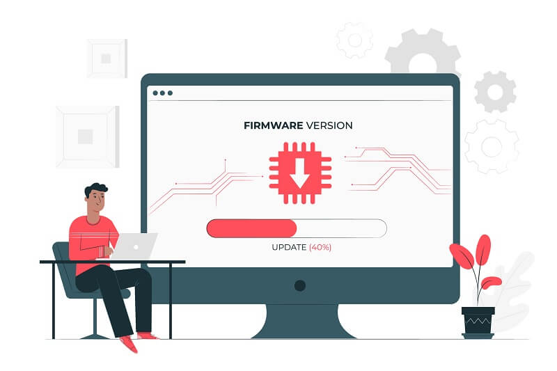 Firmware illustration concept