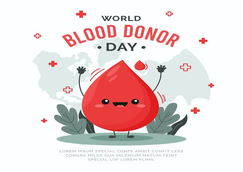 World Blood Donor Day Vector Graphics