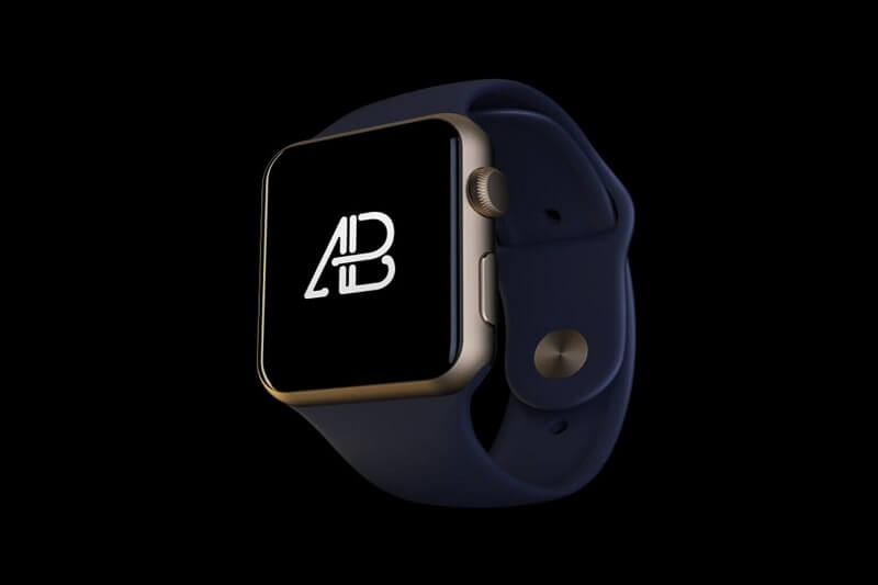 Floating Apple Watch Mockup