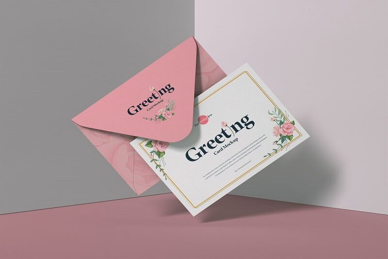 Free Greeting Card Mockups