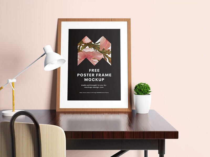 Free Poster Frame Mockup