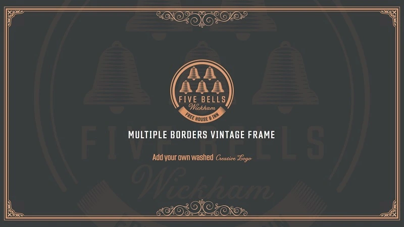 Full Screen Vintage Frame: CSS Border Examples