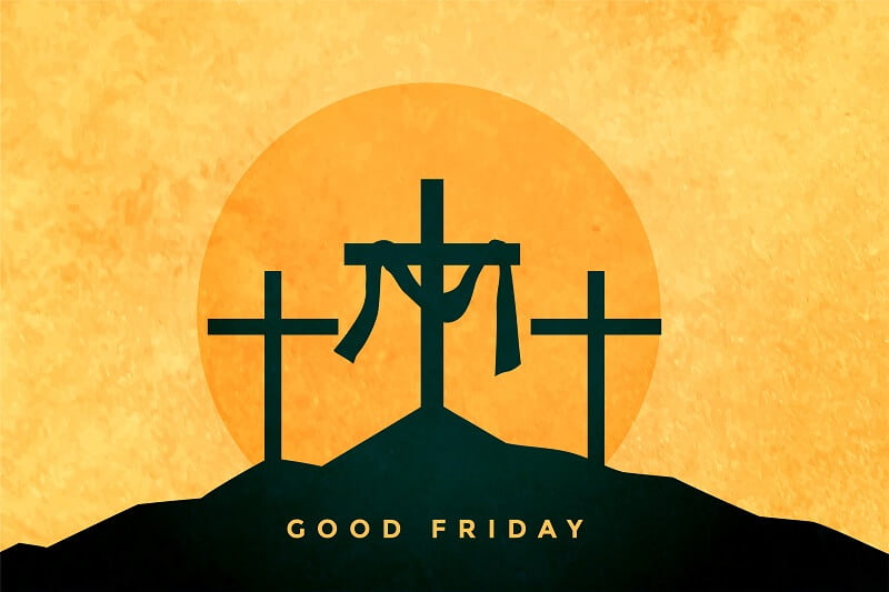 Good friday or easter day background