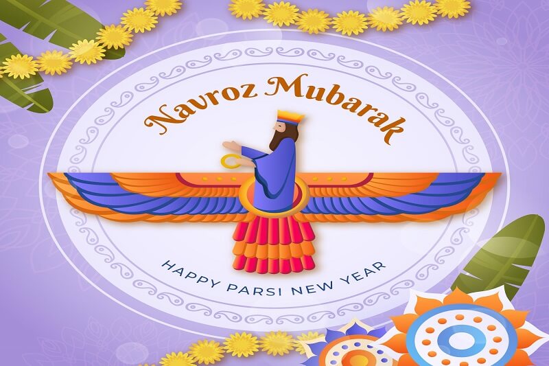 Happy Parsi New Year Vector