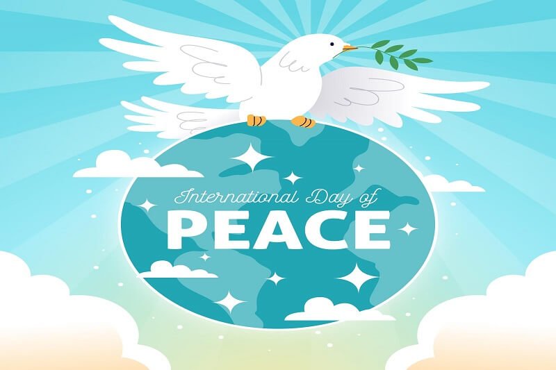Hand drawn international day of peace concept