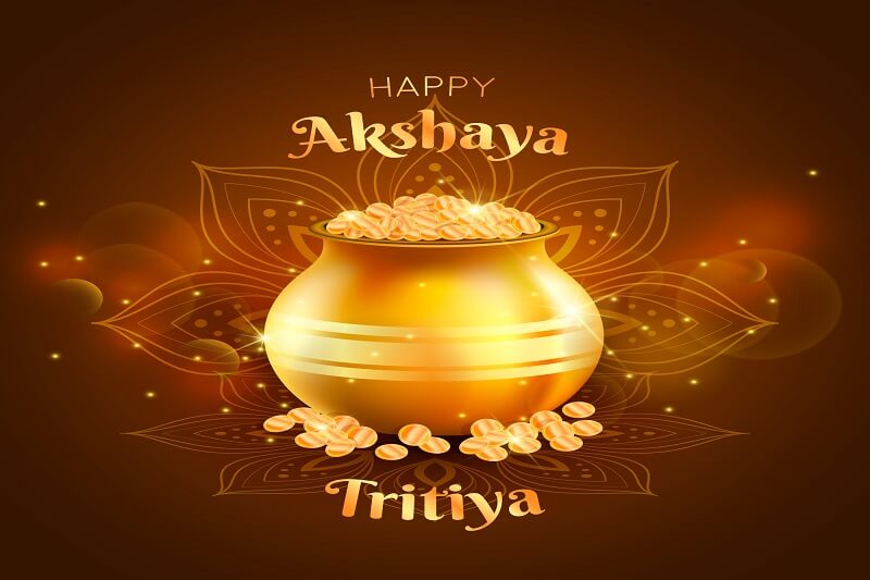 Happy celebration akshaya tritiya day
