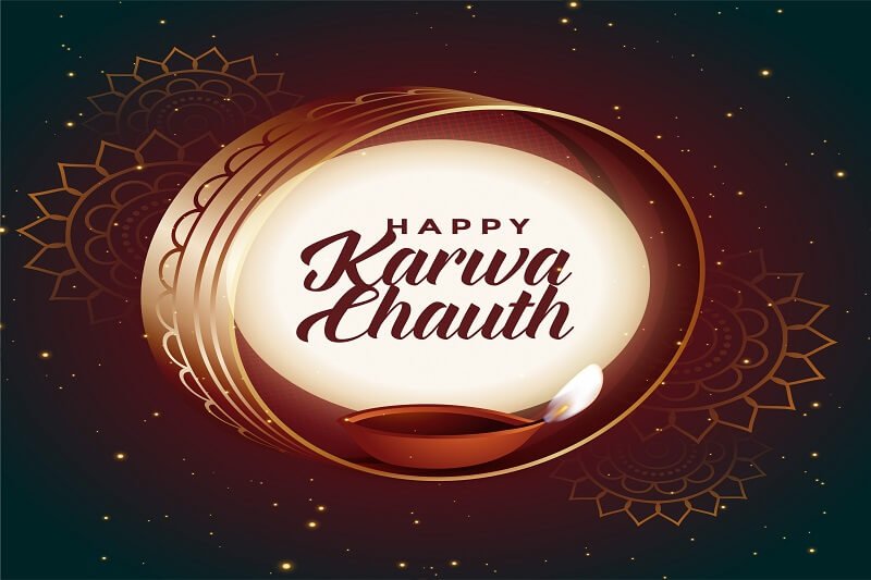 Happy karwa chauth background
