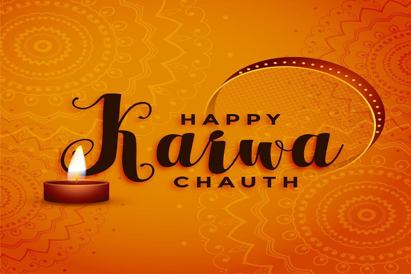 Happy Karwa Chauth Vector Graphics