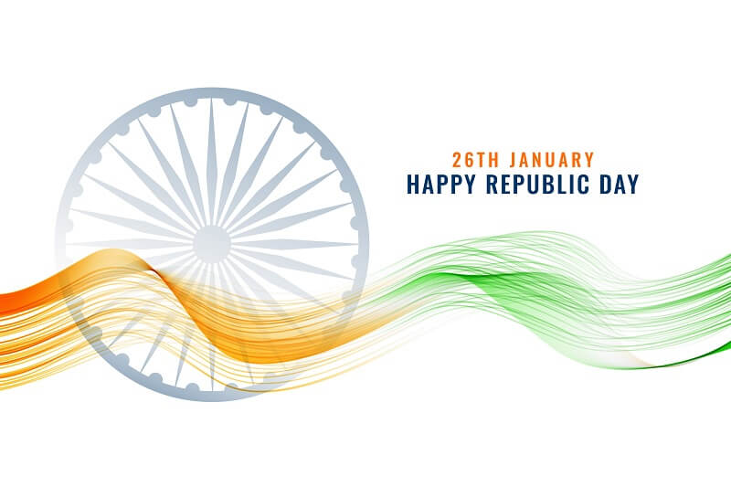 Indian happy republic day banner