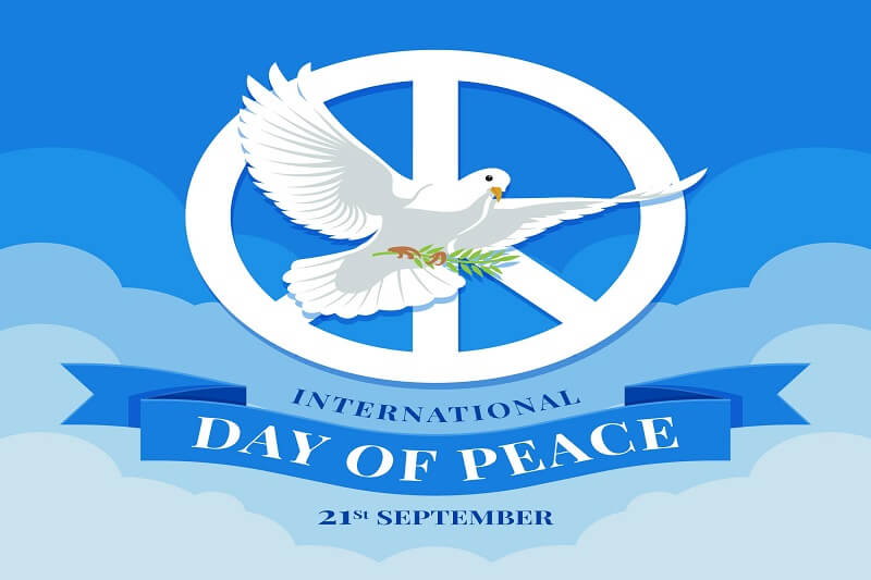 International day of peace with dove