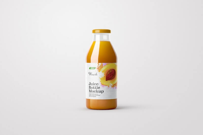 Juice Bottle Mockup