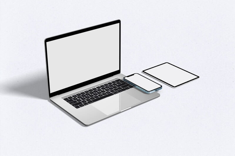 MacBook, iPhone and iPad Mockup