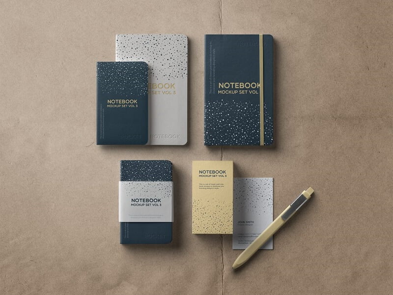 Free Notebook Mockups