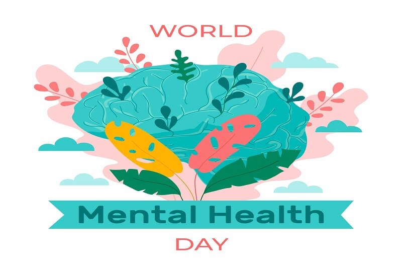 World Mental Health Day Vector Graphics
