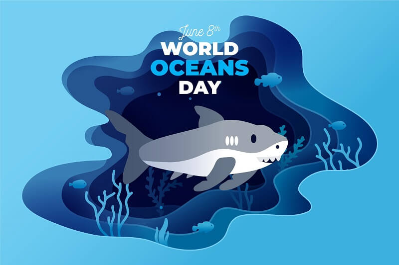 World oceans day design