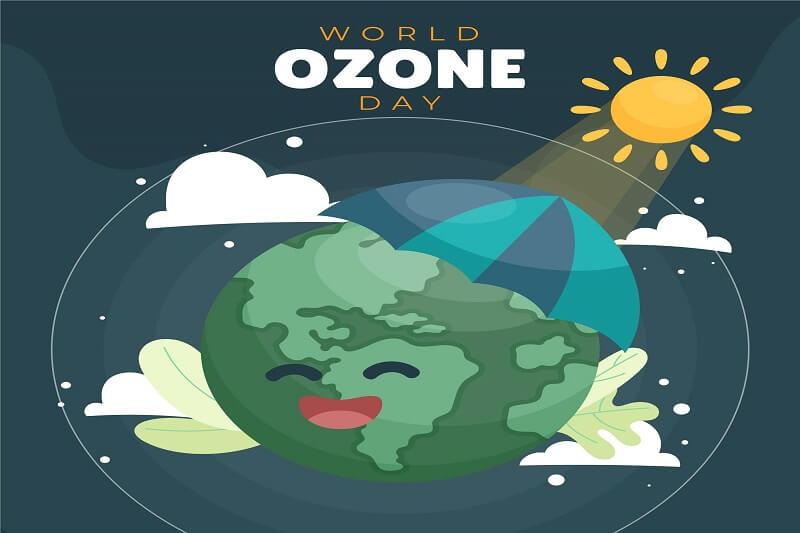 World ozone day illustration