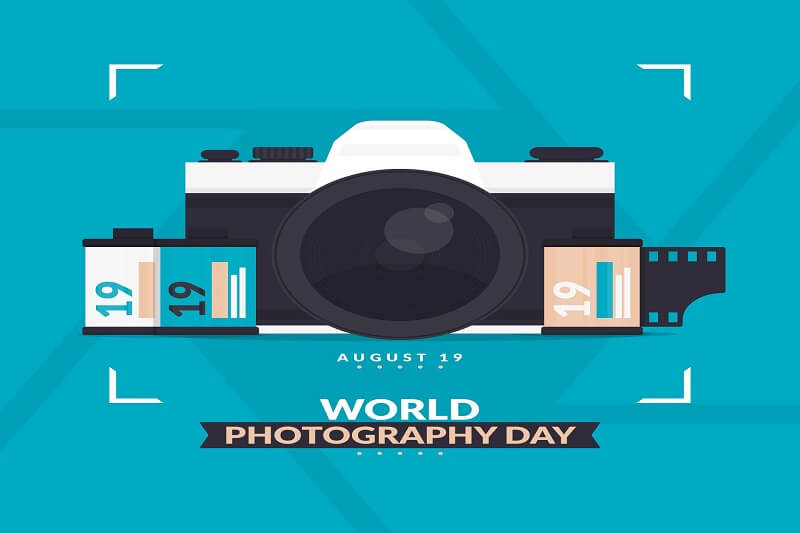 World photography day illustration