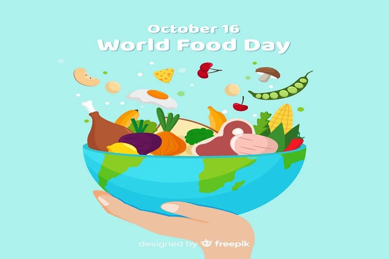Worldwide food day bowl of delicious meal