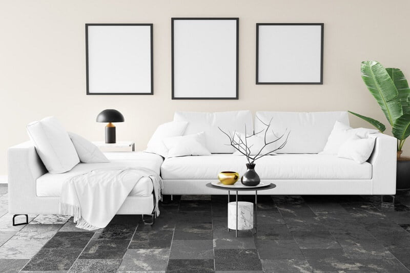 free 3 posters living room mockup psd 1