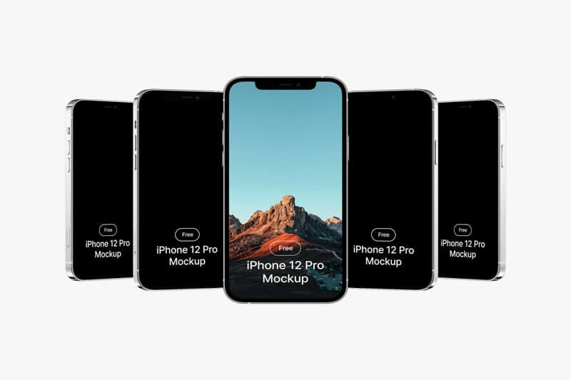 iPhone 12 Pro Showcase Mockup