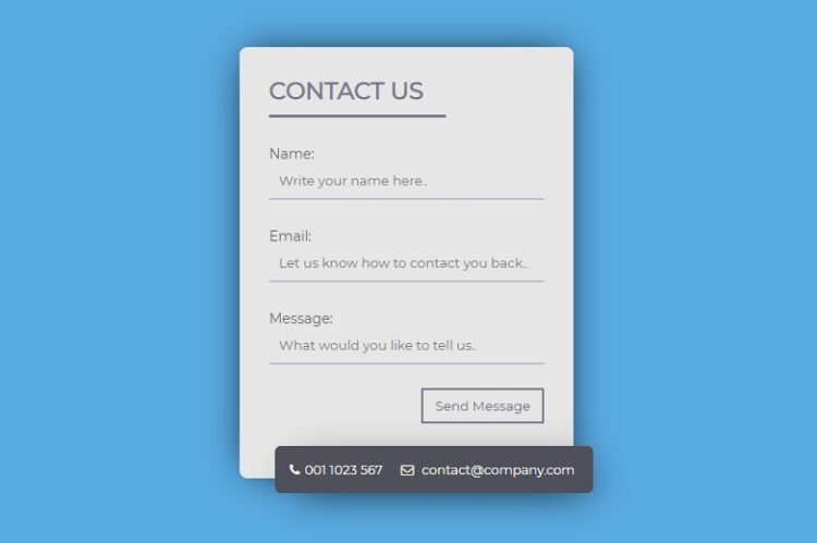 15 Best Free CSS Contact Forms In 2025