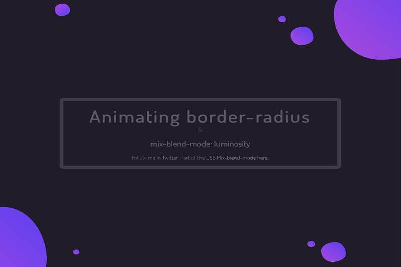 Luminosity & Animating Border Radius