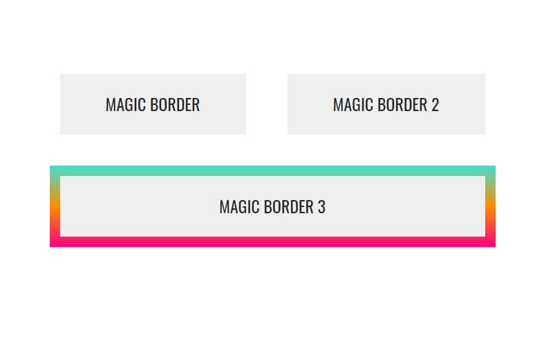 Magic Border Mixin