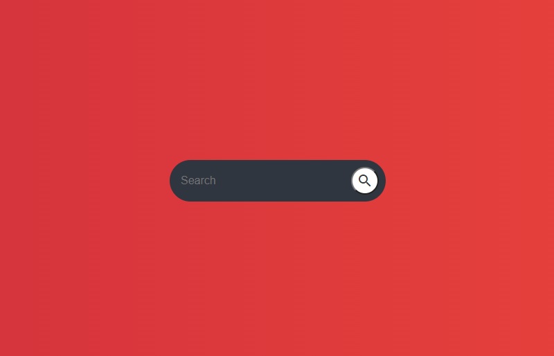 Pure CSS Animated Search Bar