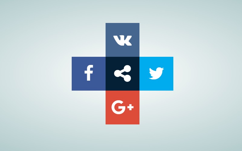 CSS Social Share Buttons