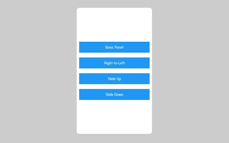 Simple Panel Pure CSS without JS