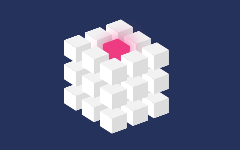 Cubes Hover Effects