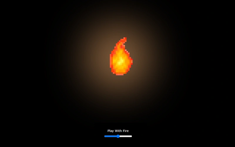 Play With Fire - Box Shadow Flames & Keyframes Animation