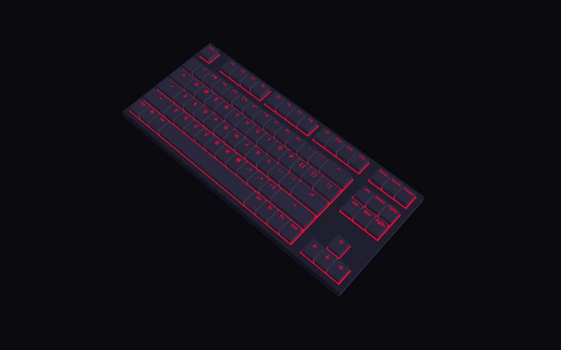 RGB Keyboard with Dark Mode