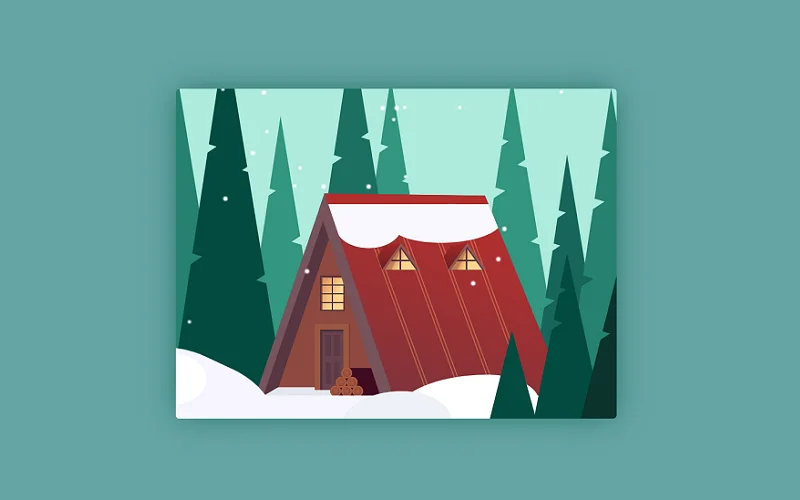 Snowy Day - Pure CSS Animation