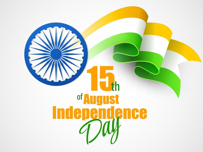 Creative indian independence day card