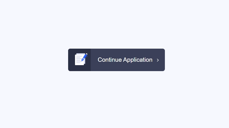 Continue Application Hover: CSS Animated Button