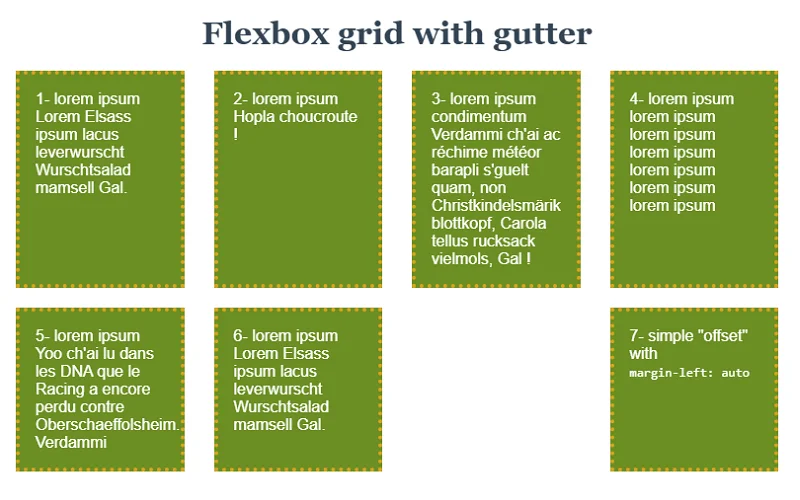 Flexbox Grids