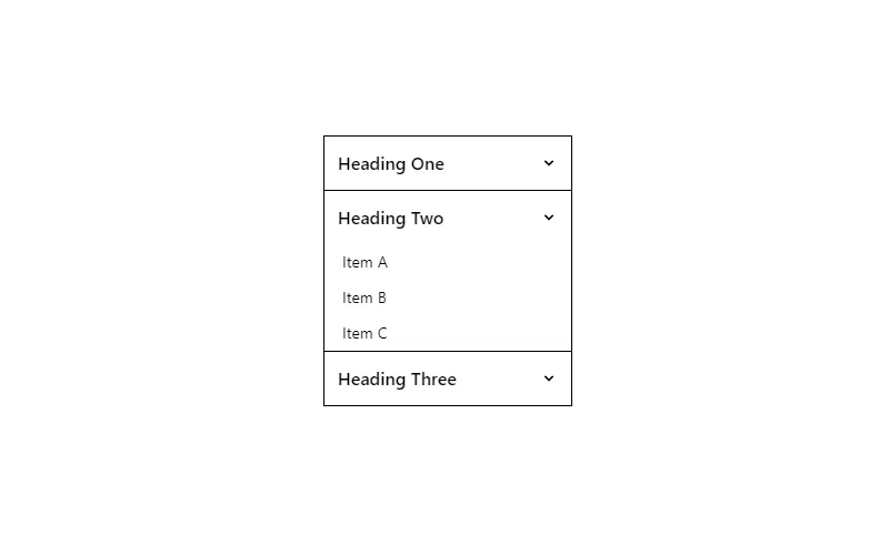 Lo-fi Tailwind CSS Accordion Menu