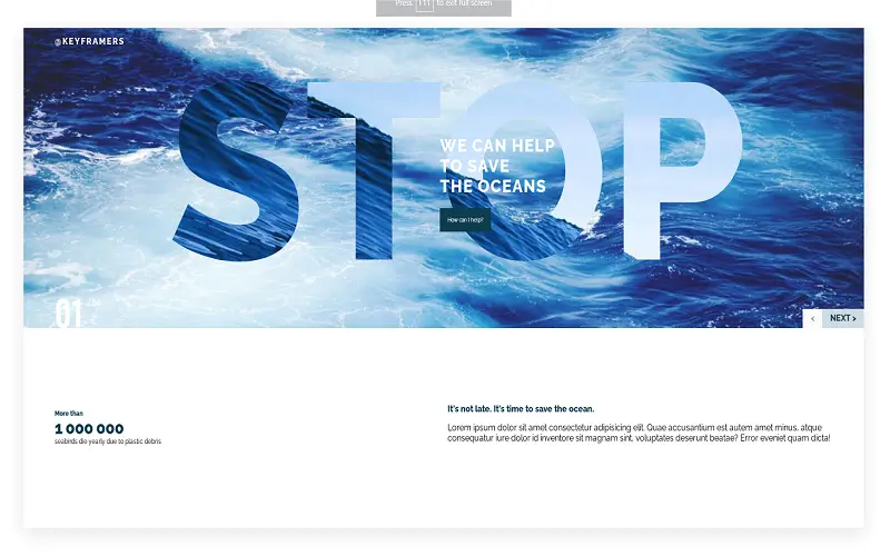 Oceanic Overlays: CSS Background-Clip Examples