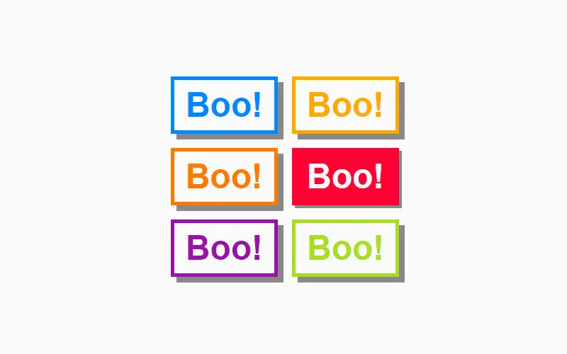 Pure CSS Ghost Buttons