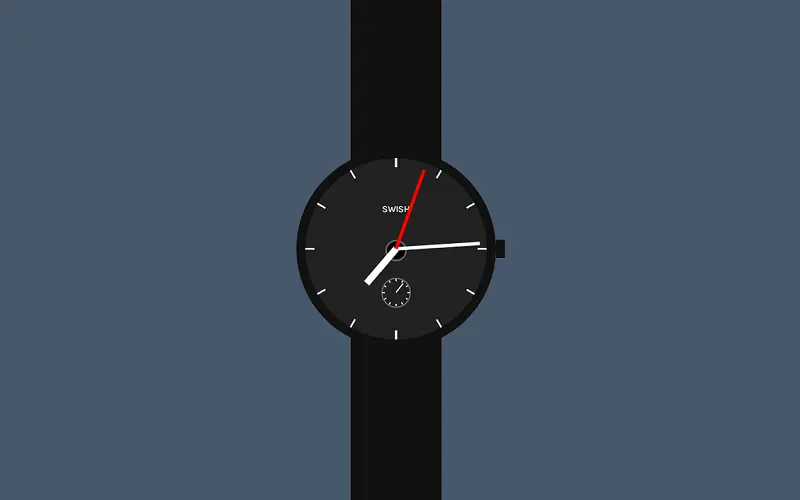 Pure CSS Watch