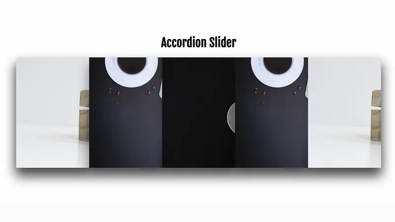 Responsive CSS Horizontal Accordions Slider