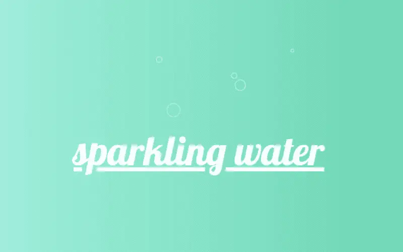 Sparkling Water